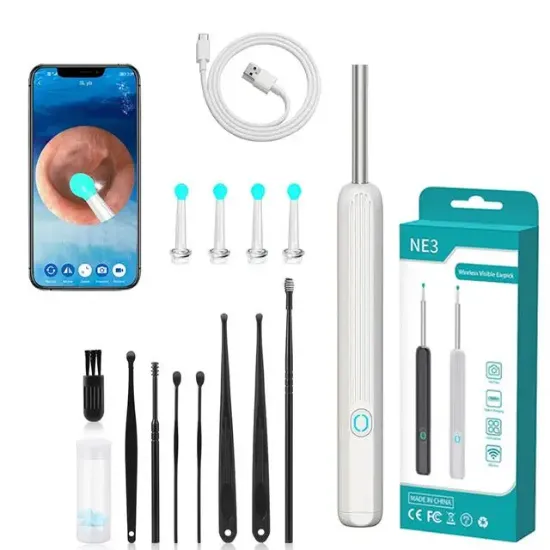 Powermaster PM-24064 Endoskop Kameralı Kulak Temizleme Seti resmi