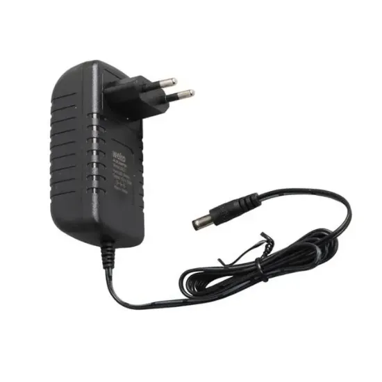 Weko WK-24327 12 Volt - 2.5 Amper 5.5*2.5 Uçlu Yerli Üretim Plastik Kasa Priz Tipi Adaptör resmi