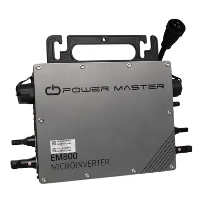 PowerMaster EM800 800 Watt Solar Micro Inverter AC220 Volt Trifaze Şebeke Bağlantılı MPPT İnvertör resmi