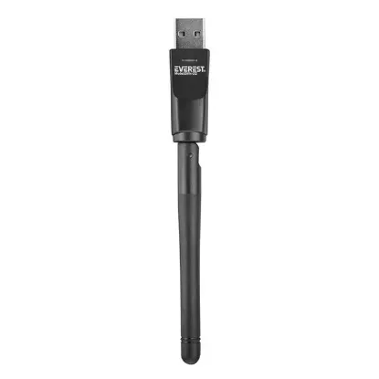 Everest EWN-212 2.4GHz MT7601 İşlemcili 2dBi 150 Mbps Wireless Usb Kablosuz Adaptör resmi