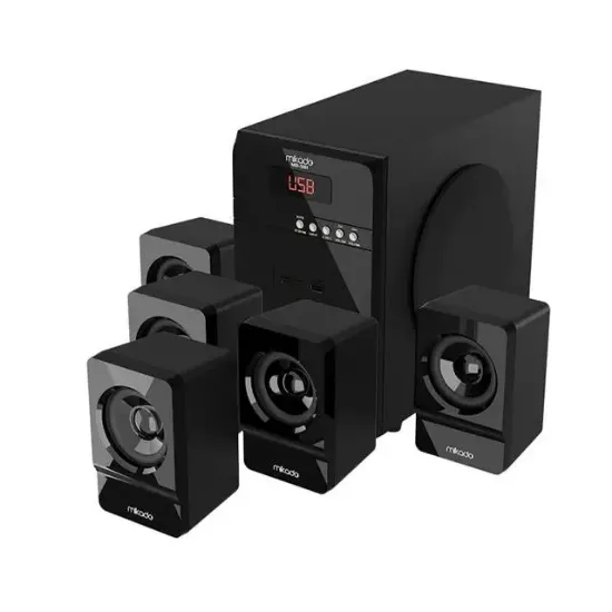 Mikado MD-581BT 110W USB/SD/FM/BT Destekli 5+1 Ses Sistemi Hoparlör - Speaker resmi
