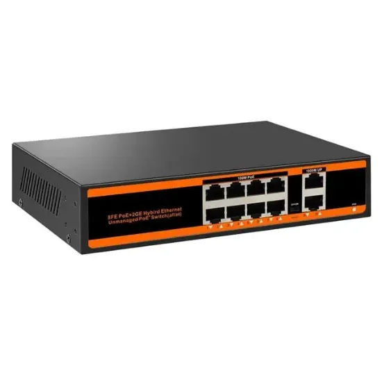 PowerMaster PM-25011 8 Port Gigabit PoE Switch resmi