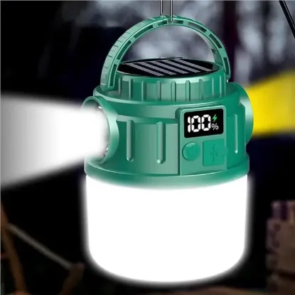 PowerMaster V65-3 24 Led 1200 MAH Solar Kamp Lambası resmi