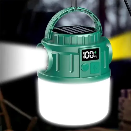 PowerMaster V65-3 24 Led 1200 MAH Solar Kamp Lambası resmi