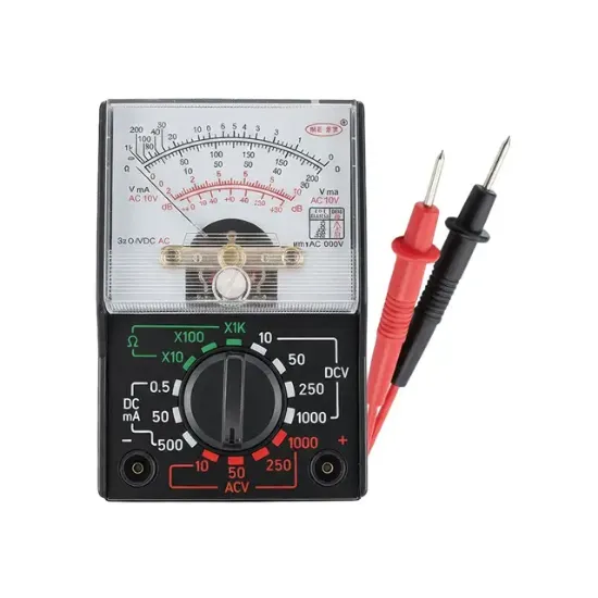 PowerMaster YX-1000A Profesyonel Analog Multimetre İbreli Avometre AC/DC Voltaj ve Akım Ölçer Test Cihazı resmi