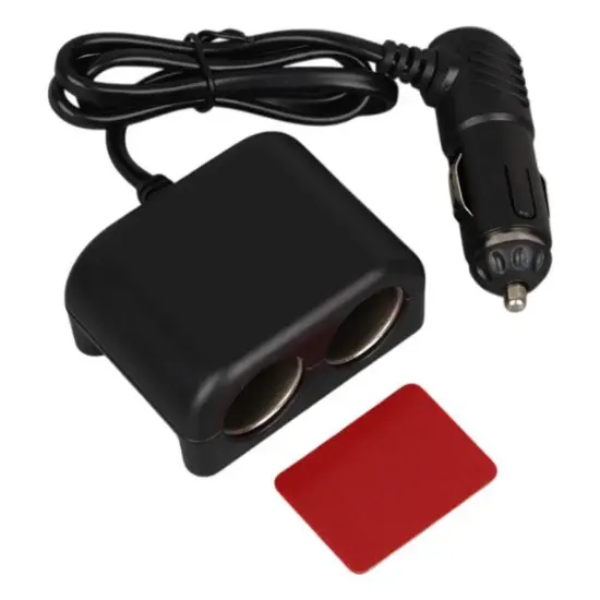 Olesson 1644 12-24V 100W 70cm Kablolu 2'LI Araç Çakmak Çoklayıcı resmi