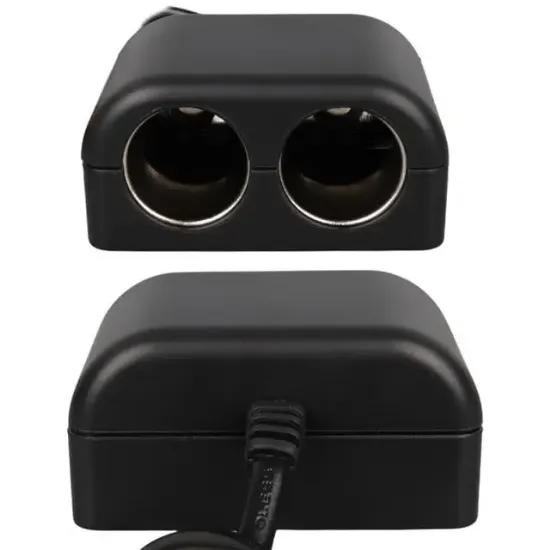 Olesson 1526 12-24V Tek USB Girişli 120W 80 CM Kablolu 3'LÜ Araç Çakmak Çoklayıcı resmi