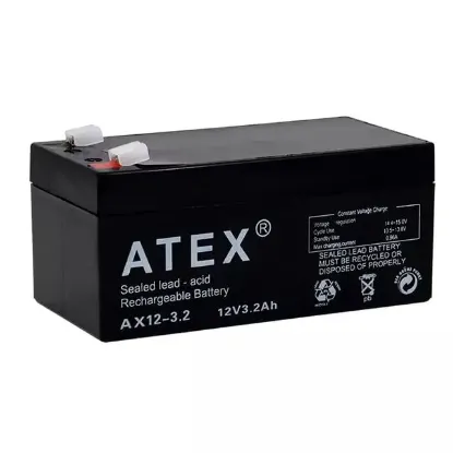 ATEX AX12-3.2 12 Volt - 3.2 Amper Bakımsız Kuru Akü (134x70x60 mm) resmi
