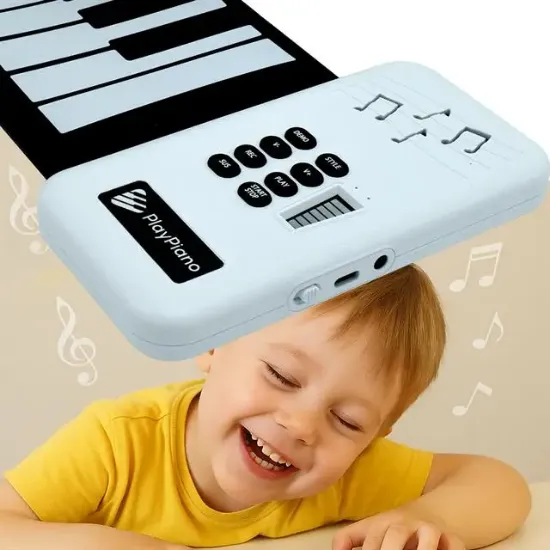 MagicVoice S3037C Renkli 37 Tuşlu Roll UP Silikon Piyano resmi