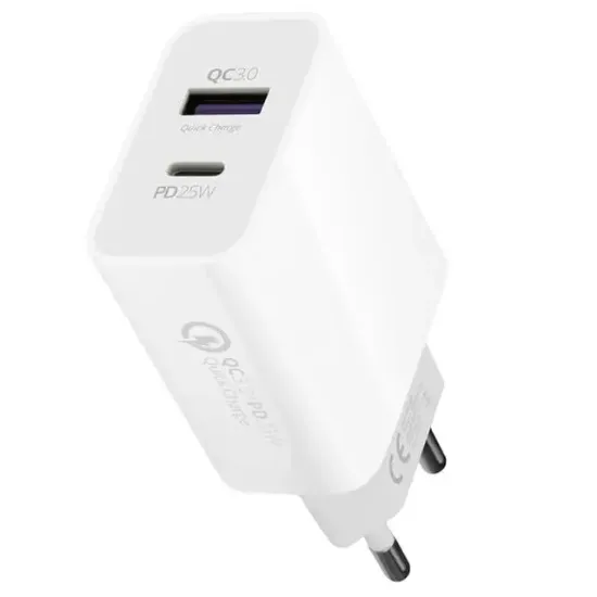 Powerway HW25 Usb 3.0 / Type-C 25W 3.0 A Hızlı Şarj Aleti Başlığı PD25W resmi