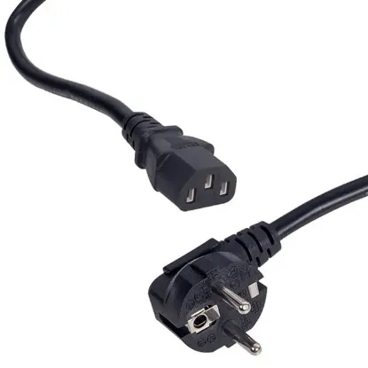 Powermaster PM-26081 3x1 Mm Siyah 2.5 Metre C7 Power Güç Kablosu resmi
