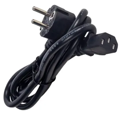 Powermaster PM-26081 3x1 Mm Siyah 2.5 Metre C7 Power Güç Kablosu resmi