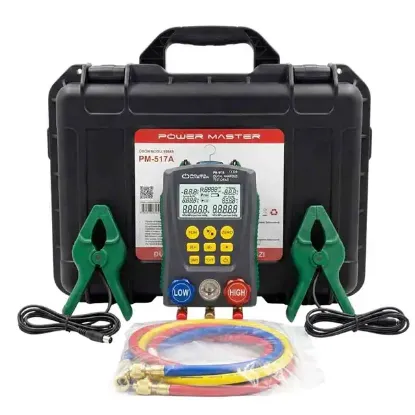 Powermaster PM-517A Dijital Manifold Test Cihazı Dijital Soğutma Analizörü resmi