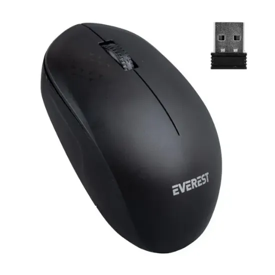 Everest SMW-88 USB Siyah 1200 DPI 2.4Ghz Kablosuz Mouse resmi