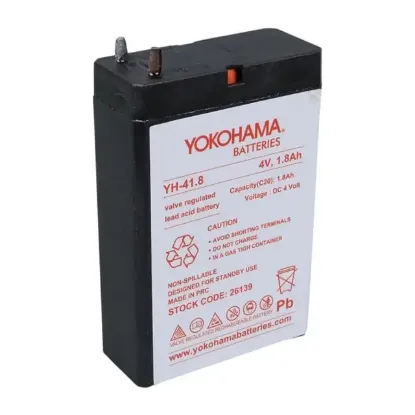 Yokohama YH-41.8 4 Volt - 1.8 Amper Akü (50x76x22 mm) resmi