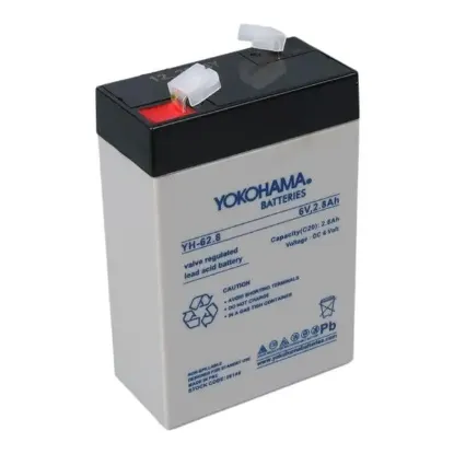 Yokohama YH-62.8 6 Volt - 2.8 Amper Dik Akü (66x33x97 mm) resmi