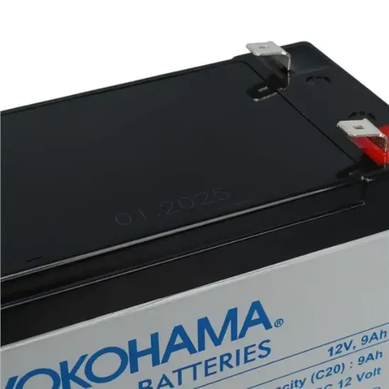 Yokohama YH-129.0 12 Volt - 9 Amper Akü (150x65x90 mm) resmi