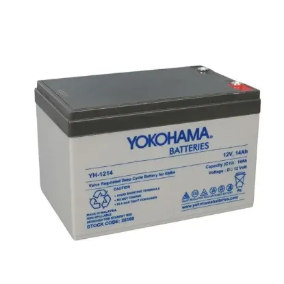 Yokohama YH-121.4 12 Volt - 14 Amper Elektrikli Bisiklet Aküsü (150x95x98 mm) resmi