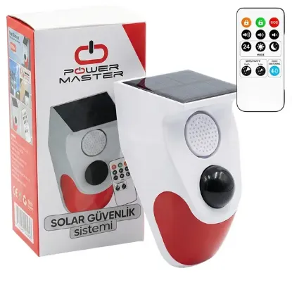 PowerMaster PM-26240 Solar Sesli Işıklı Alarm Sistemi resmi