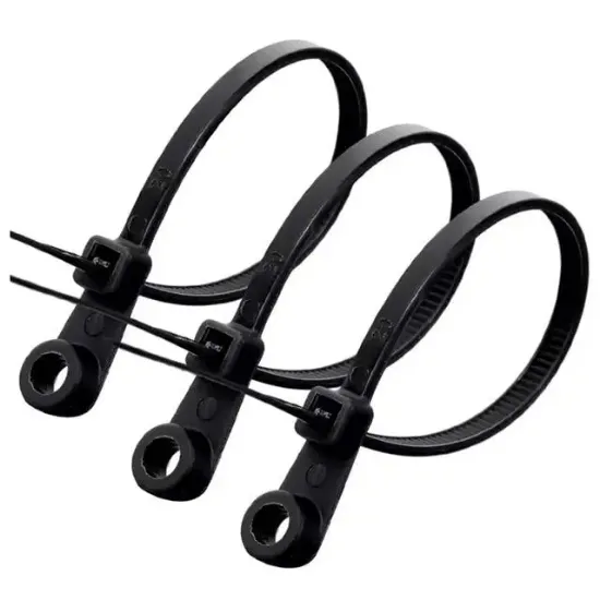 PowerMaster PM-26326 Vida Delikli Kablo Bağı Plastik Kelepçe 100lü Paket Siyah 2.5x100mm resmi