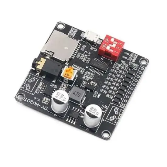 MagicVoice DY-HV20T MP3/WAV SD-AUX Ses Çalma ve Amfi Modülü (DC 6-35V, 20W) resmi