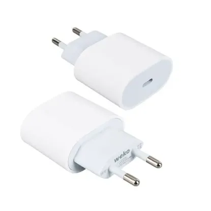 Weko Wk-26524 Beyaz Pd 20 Watt Iphone Type-C Hızlı Şarj Başlığı resmi