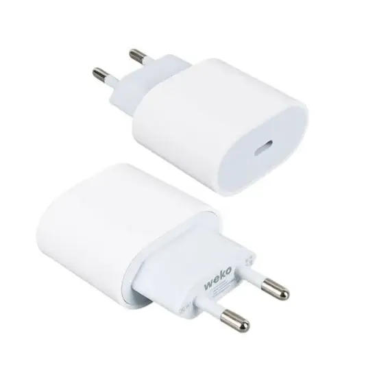 Weko Wk-26524 Beyaz Pd 20 Watt Iphone Type-C Hızlı Şarj Başlığı resmi