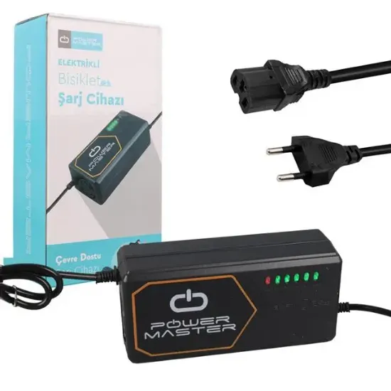 Powermaster PM-31124 48 Volt - 20 Amper Elektrikli Bisiklet Şarj Cihazı resmi
