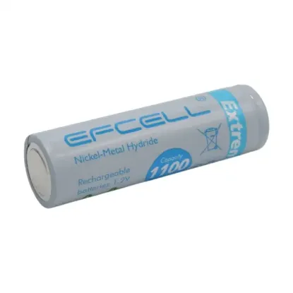 Efcell Extreme Life+ 1.2V 1100mAh Şarj Edilebilir AA Kalem Pil (2'li Paket) resmi