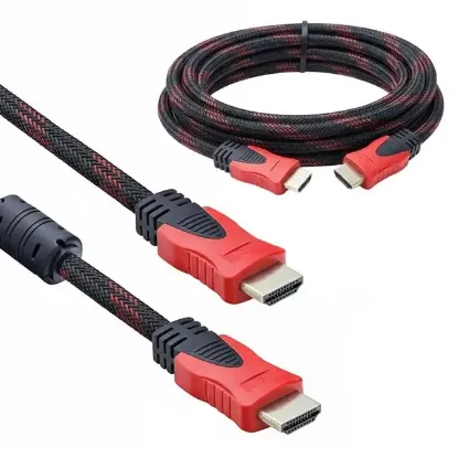 Powermaster PM-3202 5 Metre Yüksek Hızlı 1.4V HDMI Kablosu 1080p-4K-3D Dayanıklı Örgülü Dış Kılıf resmi