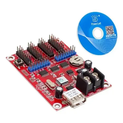 Powermaster UX4 TF-A6U 4'lü USB Led Panel Kartı (4X8) resmi