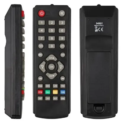 Yumatu Multiking - Mersat Multibox Scart - Hiremco Seoul Minibox Gold Game Tuşlu Uydu Alıcısı Kumandası  resmi