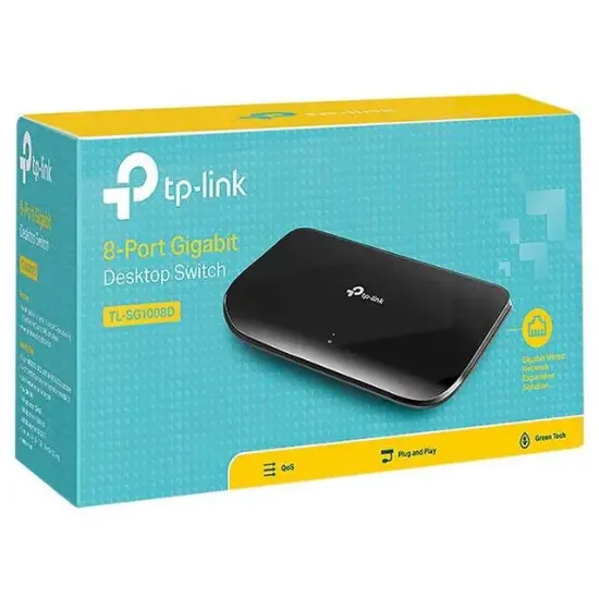 TP-Link TL-SG1008D 8 Port 10/100/1000 Gigabit Switch resmi