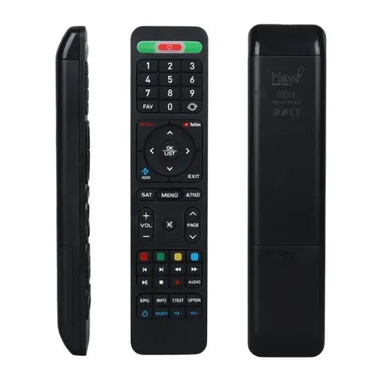 Hey Hiremco Turbo 4K Netflix Youtube Tuşlu HD Uydu Kumandası resmi
