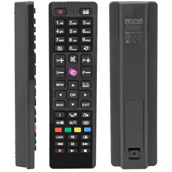 HEY 40136 Vestel SEG Regal RC4849 RM L260 Mini MOR Uyumlu LCD LED TV Kumanda resmi