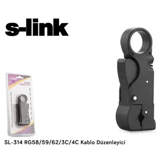 S-Link SL-314 3 Bıçaklı Koaksiyel Kablo Açıcısı resmi