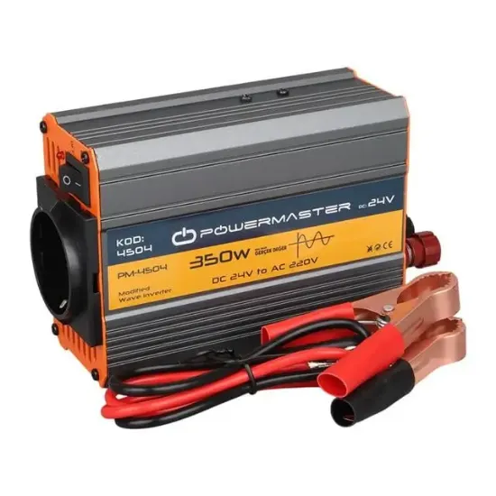 Powermaster PM-4504 24 Volt - 350 Watt Modifiye Sinüs İnvertör resmi