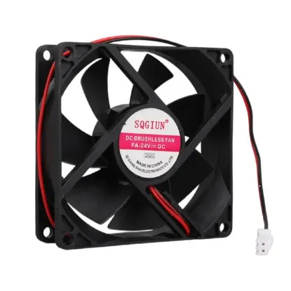 8x8 24 Volt Bilgisayar Fanı (80x80x25 Mm) resmi