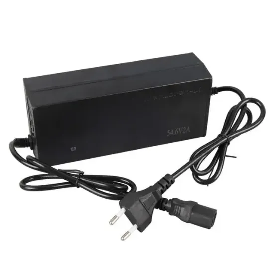 Powermaster Li-İon Lityum Piller İçin 54.6 Voltaj 2 Amper Elektrikli Bisiklet Şarj Cihazı resmi