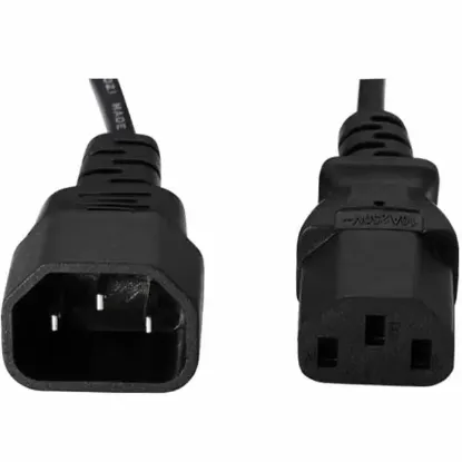 PowerMaster PM-567 C14 C13 Power Güç Kablosu Ara Uzatma 3x0.75mm 1.8 Metre UPS PDU Kablosu (10A 250V) resmi