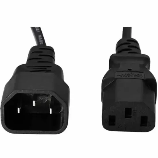 PowerMaster PM-567 C14 C13 Power Güç Kablosu Ara Uzatma 3x0.75mm 1.8 Metre UPS PDU Kablosu (10A 250V) resmi