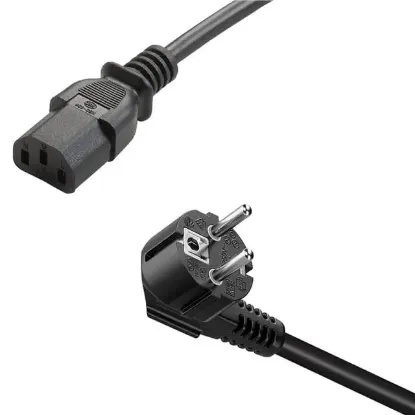 PowerMaster PM-568 1.5 Metre PC Power Güç Kablosu 3x1mm² IEC-60320 C13 (Dişi) - Schuko/Tip F (Erkek) Fiş Uçlu resmi
