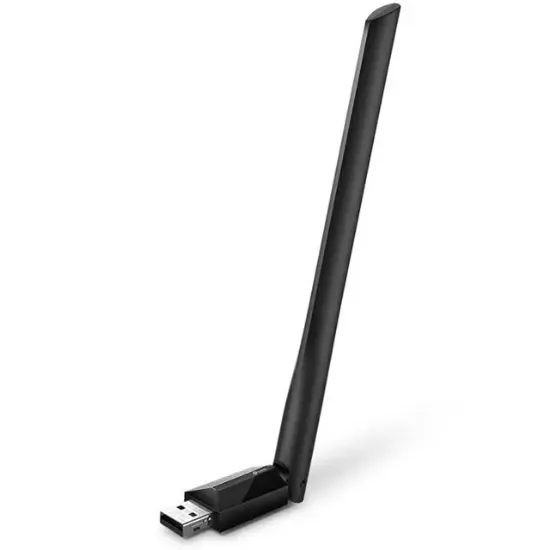 TP-Link Archer T2U Plus AC600 600 Mbps Dualband Antenli USB Wireless Adaptör resmi