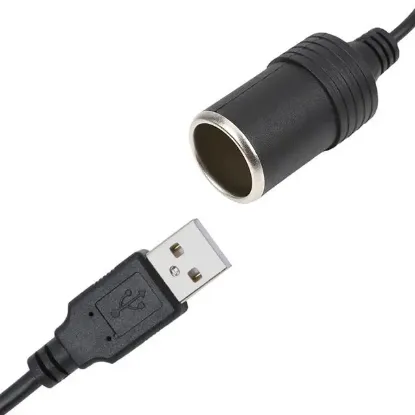 Powermaster PM-5726 USB 2.0 Siyah 5 Volt 2 Amper To 12 Volt 800mAh Araç Çakmaklığına Çevirici resmi