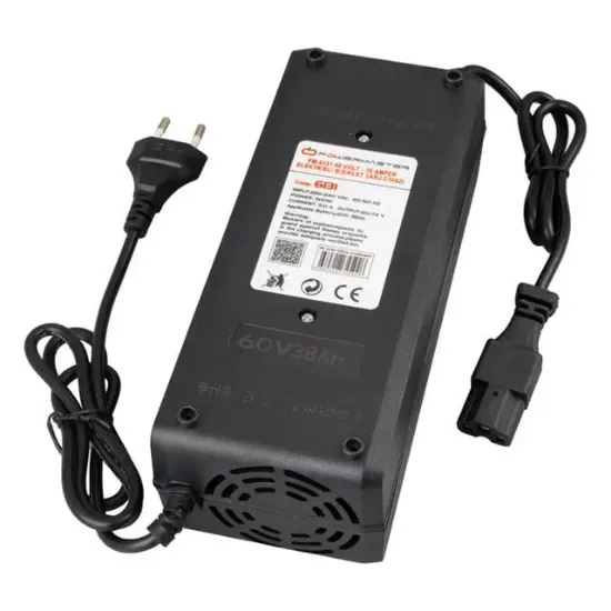 Powermaster PM-6131 60 Volt - 38 Amper Elektrikli Bisiklet Şarj Cihazı resmi