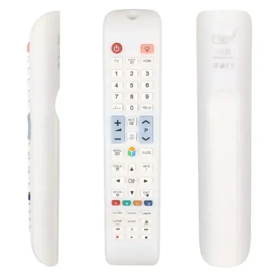 HEY 70140 Küçük Kalıp RM D1078W Samsung Beyaz Uyumlu LCD LED TV Kumanda resmi