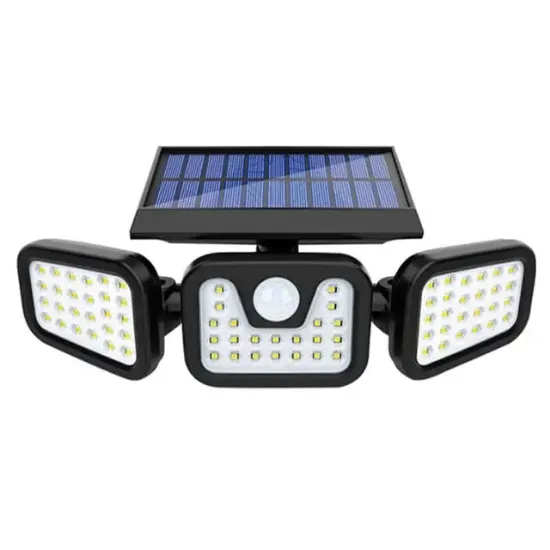 Powermaster MX-W771A Sensörlü 3 Modlu 74 Ledli Solar Aydınlatmalı Duvar Lambası resmi
