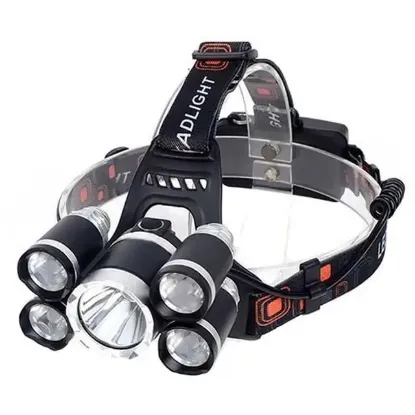 PowerMaster MX-501 5 Power Ledli Su Geçirmez 18650 Şarj Edilebilir Kafa Feneri resmi