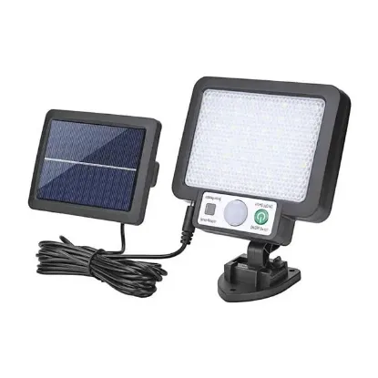 Powermaster JX-F56 Solar Panelli Hareket Sensörlü Üç Modlu Duvar Lambası resmi