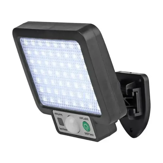 Powermaster JX-F56 Solar Panelli Hareket Sensörlü Üç Modlu Duvar Lambası resmi